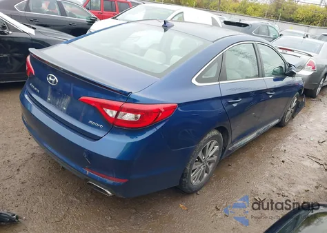 2015 Hyundai Sonata Sport из США, поврежденный, VIN 5NPE34AF4FH073763